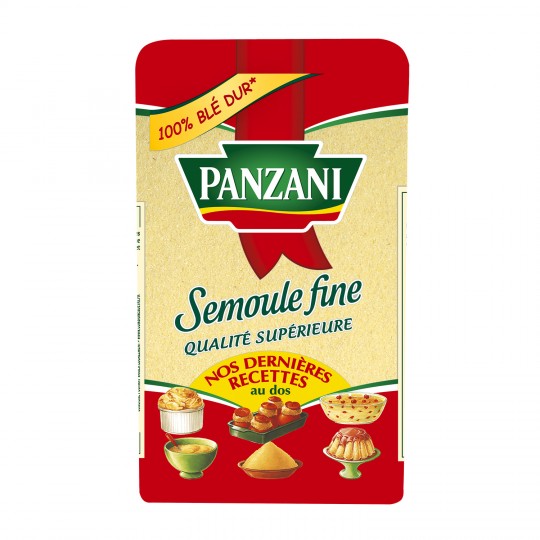 PANZANI - SEMOULE FINE Paquet de 500g