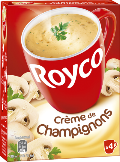 ROYCO - CREME DE CHAMPIGNONS Paquet de 4 sachets