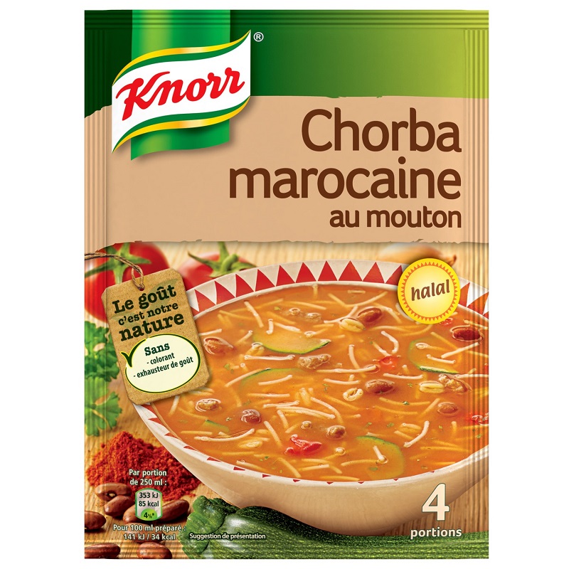 KNORR - CHORBA MAROCAINE AU MOUTON Sachet de 100g