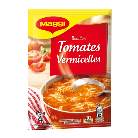 MAGGI - BOUILLON TOMATES VERMICELLES Sachet de 70g