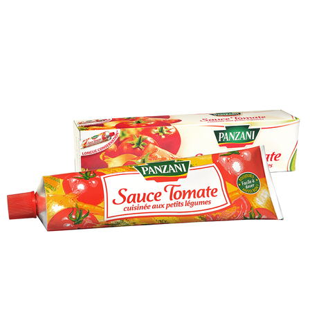 PANZANI - SAUCE TOMATES CUISINEES AUX PETITS LEGUMES Tube de 180g
