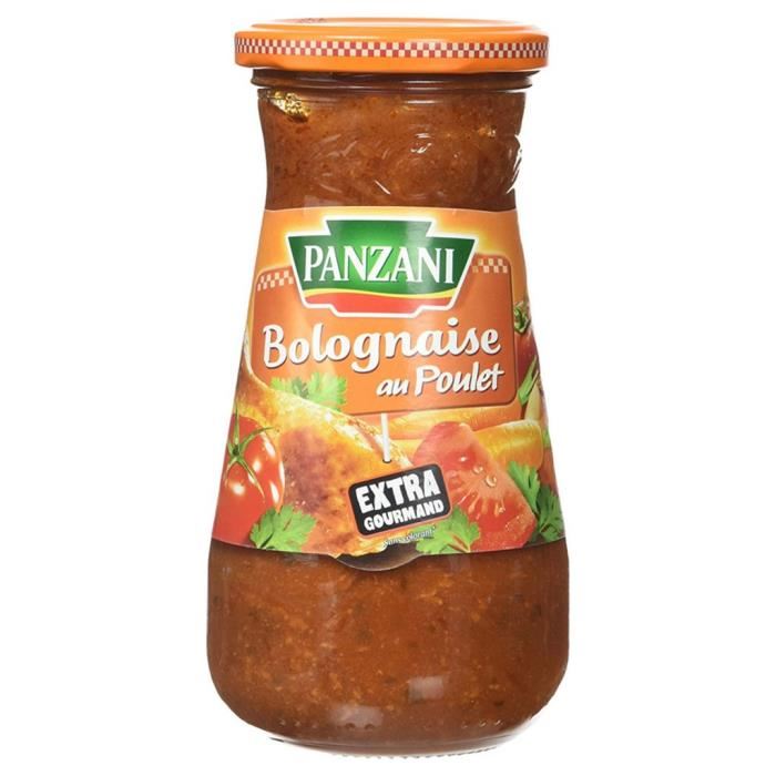 PANZANI - SAUCE TOMATE BOLOGNAISE AU POULET Pot de 400g