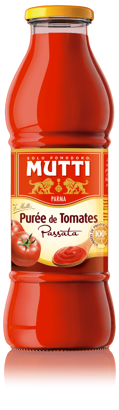 MUTTI - PUREE DE TOMATES VELOUTEE NATURE Bouteille de 560g