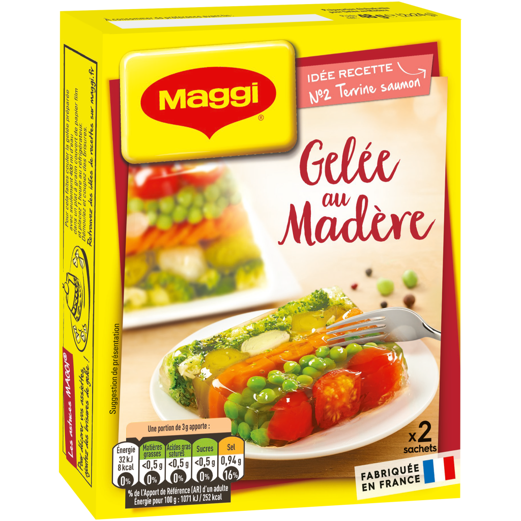 MAGGI - GELEE AU MADERE Boite de 2 sachets