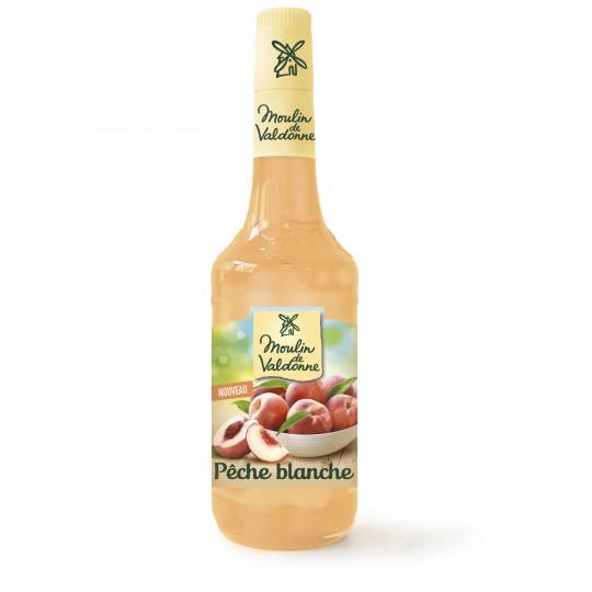 MOULIN DE VALDONNE - SIROP PARFUM PÊCHE BLANCHE Bouteille de 70cl