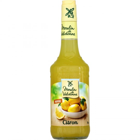 MOULIN DE VALDONNE - SIROP PARFUM CITRON Bouteille de 70cl
