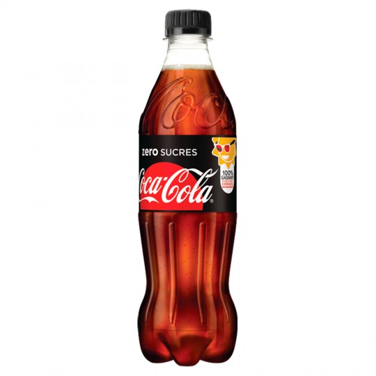COCA-COLA - SANS SUCRE Bouteille de 50cl