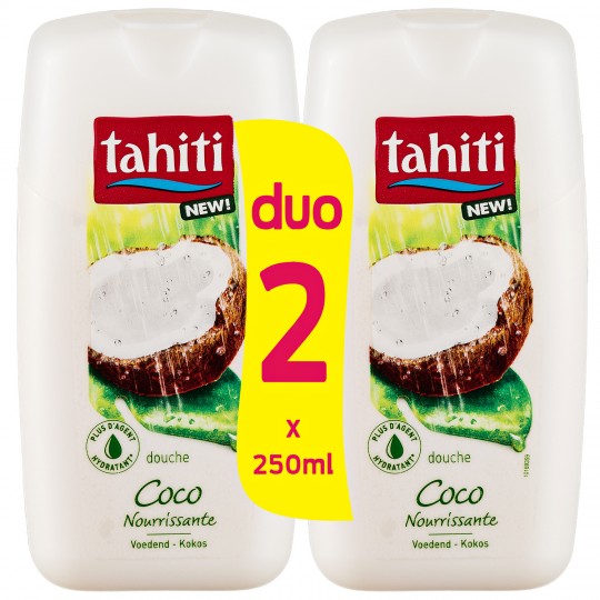 TAHITI - GEL DOUCHE COCO NOURRISSANTE 2 Flacons de 250ml