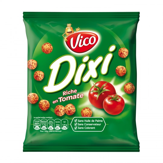 VICO - BISCUITS APERITIF TOMATE DIXI Paquet de 42g