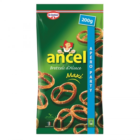 ANCEL - BISCUITS APERITIF BRETZELS MAXI Paquet de 200g