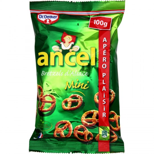 ANCEL - BISCUITS APERITIF BRETZELS MINI Paquet de 100g