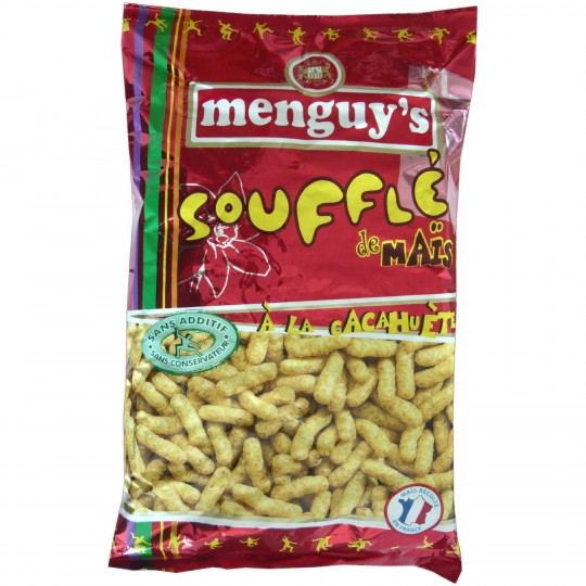 MENGUY\'S - BISCUITS APERITIF MAÏS SOUFFLE CACAHUETE Paquet de 250g