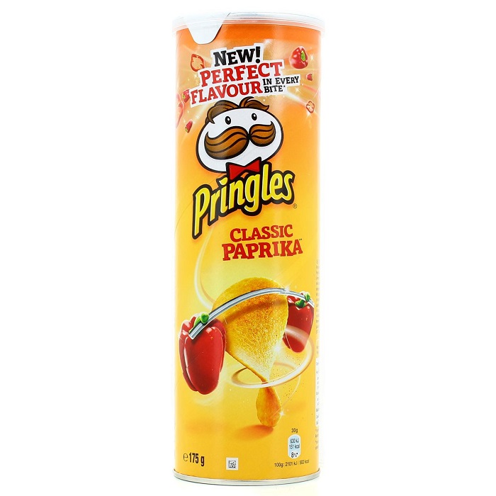 PRINGLES - TUILES APERITIF CLASSIC PAPRIKA Boite de 175g