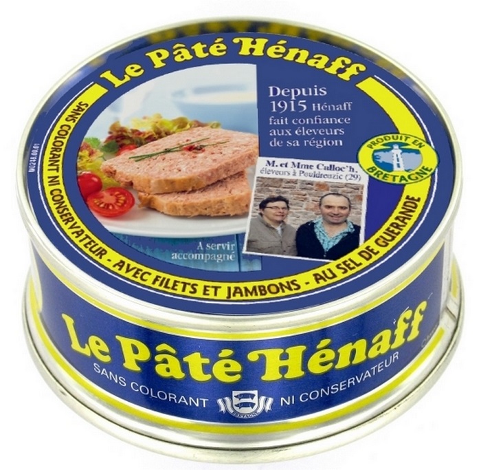 HENAFF - PÂTE DE PORC Boite de 78g