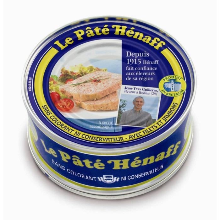 HENAFF - PÂTE DE PORC Boite de 154g