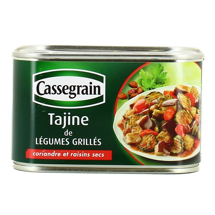 CASSEGRAIN - TAJINE DE LEGUMES GRILLES Boite de 375g