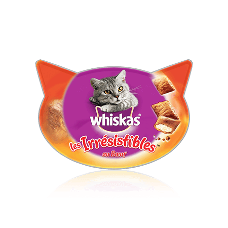 WHISKAS - FRIANDISES AU BŒUF LES IRRESISTIBLES Boite de 60g