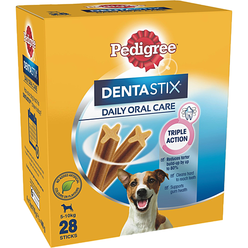 PEDIGREE - FRIANDISES POUR CHIEN DE 5 / 10kg DENTASTIX Boite de 28