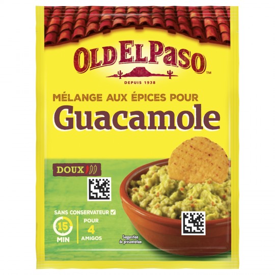 OLD EL PASO - EPICES POUR GUACAMOLE DOUX Sachet de 20g