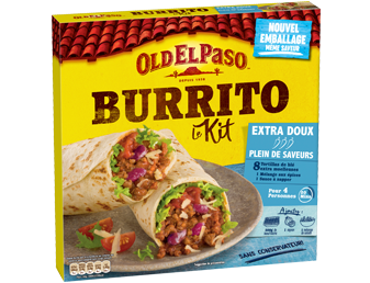 OLD EL PASO - KIT POUR BURRITOS EXTRA DOUX Boite de 491g