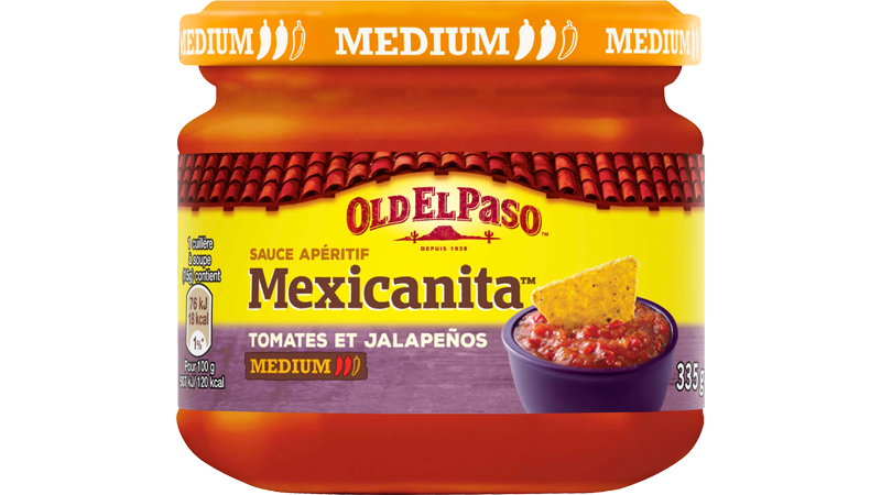 OLD EL PASO - SAUCE MEXICANITA Flacon de 335g