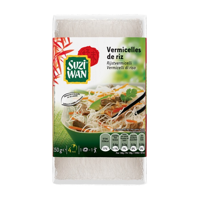 SUZI WAN - VERMICELLES DE RIZ Paquet de 250g