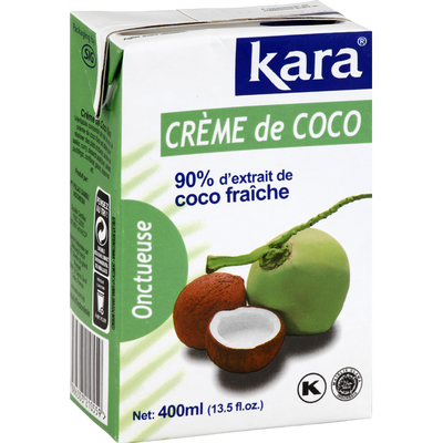 KARA - CREME DE COCO ONCTUEUSE Brique de 400ml