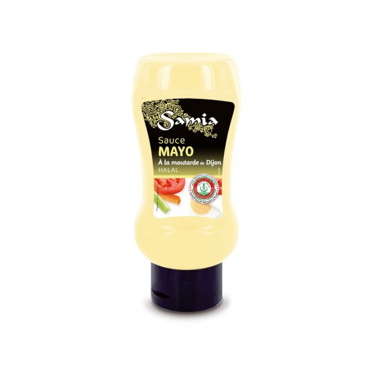 SAMIA - MAYONNAISE HALAL MOUTARDE DE DIJON Flacon de 350g