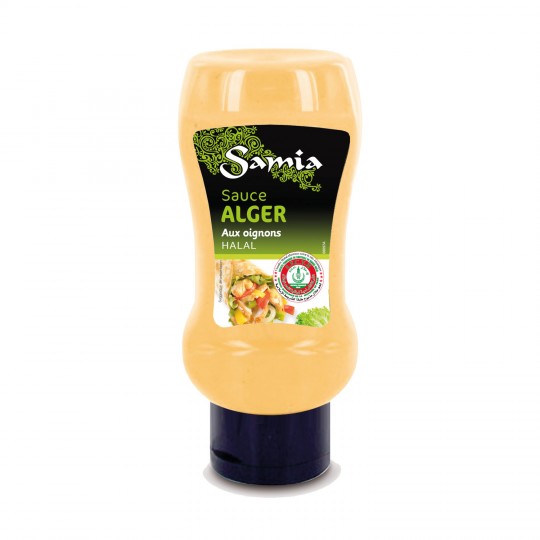 SAMIA - SAUCE HALAL ALGER AUX OIGNONS Flacon de 360g