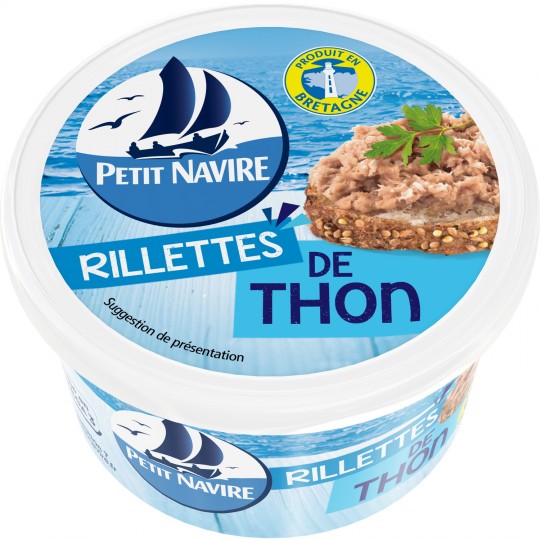 PETIT NAVIRE - RILLETTES DE THON Pot de 220g