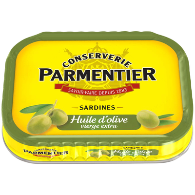 PARMENTIER - SARDINES A L\'HUILE D\'OLIVE Boite de 135g