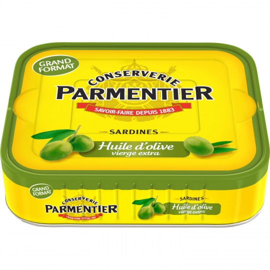 PARMENTIER - SARDINES A L\'HUILE D\'OLIVE Boite de 232g