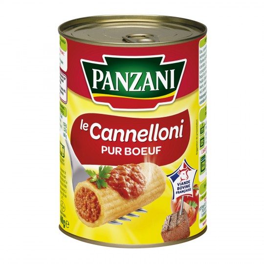 PANZANI - CANNELLONI PUR BŒUF Boite de 400g ou 800g