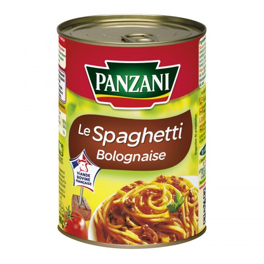 PANZANI - SPAGHETTI BOLOGNAISE Boite de 400g