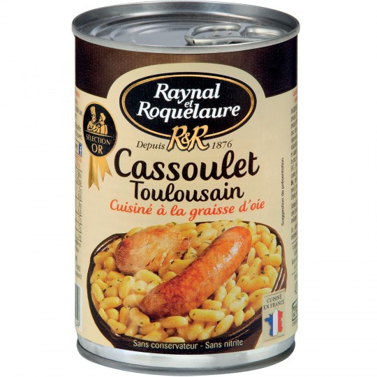 RAYNAL ET ROQUELAURE - CASSOULET TOULOUSAIN Boite de 420g ou 840g