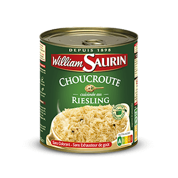 WILLIAM SAURIN - CHOUCROUTE AU RIESLING Boite de 810g