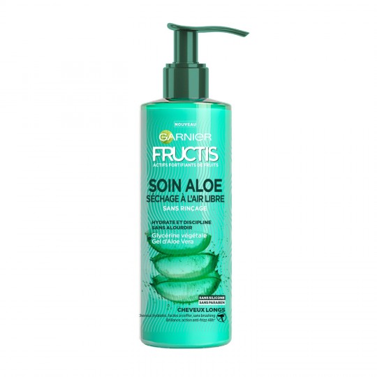 FRUCTIS - SOIN ALOE SECHAGE A L\'AIR LIBRE SANS RINCAGE Flacon de 400ml