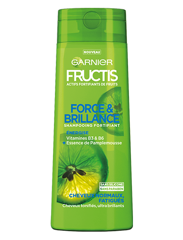 FRUCTIS - SHAMPOING FORCE ET BRILLANCE CHEVEUX NORMAUX Flacon de 250ml