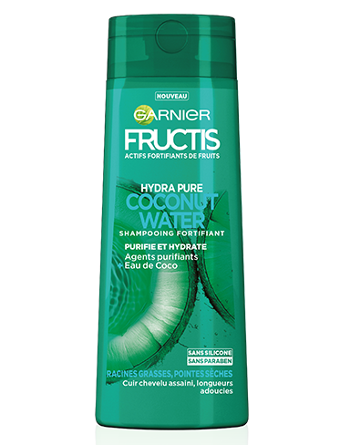 FRUCTIS - SHAMPOING HYDRA PURE COCONUT WATER Flacon de 250ml