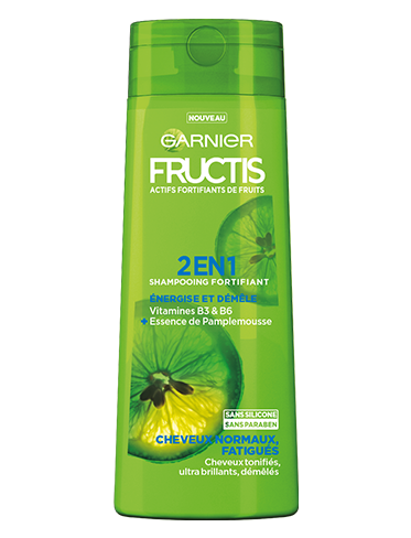 FRUCTIS - SHAMPOING 2 EN 1 Flacon de 250ml