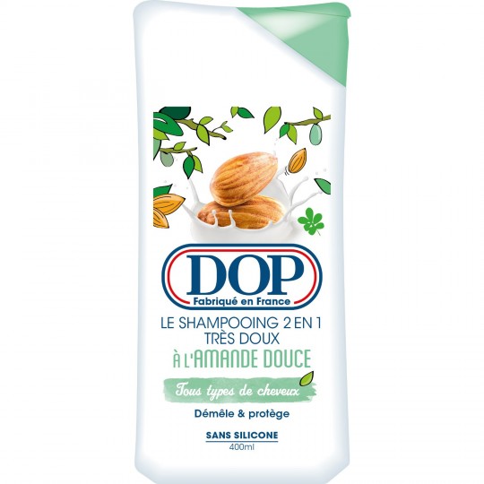 DOP - SHAMPOING 2 EN 1 TRES DOUX A L\'AMANDE DOUCE Flacon de 400ml