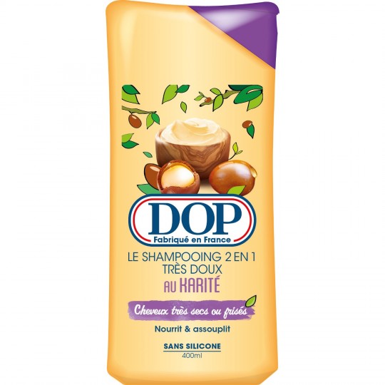DOP - SHAMPOING 2 EN 1 TRES DOUX AU KARITE Flacon de 400ml
