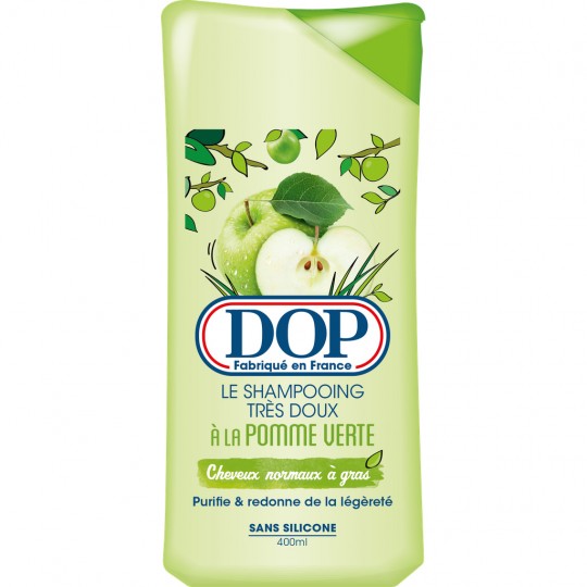 DOP - SHAMPOING TRES DOUX A LA POMME VERTE Flacon de 400ml