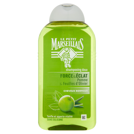 LE PETIT MARSEILLAIS - SHAMPOING POMME FEUILLE D\'OLIVIER Flacon de 250ml