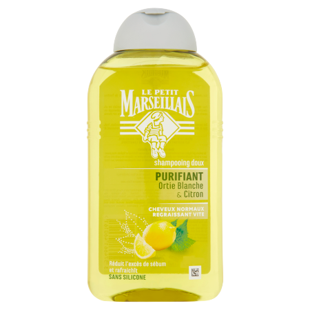 LE PETIT MARSEILLAIS - SHAMPOING ORTIE BLANCHE ET CITRON Flacon de 250ml