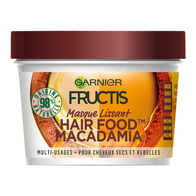 FRUCTIS - MASQUE MACADAMIA HAIR FOOD Pot de 390ml