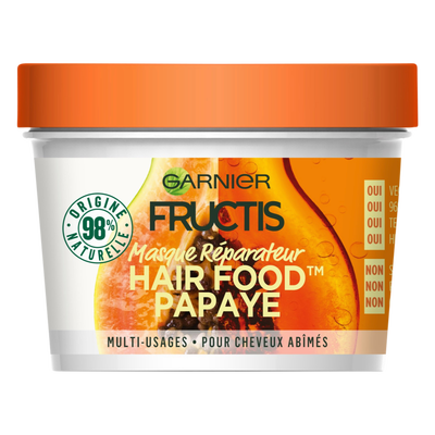 FRUCTIS - MASQUE PAPAYE HAIR FOOD Pot de 390ml