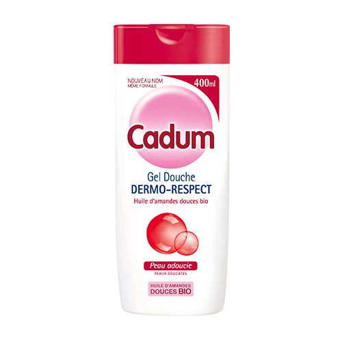 CADUM - GEL DOUCHE DERMO-RESPECT AMANDE DOUCE Flacon de 450ml