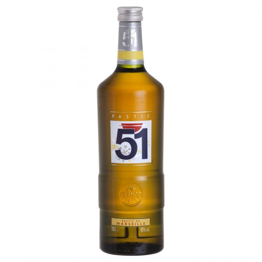 PASTIS 51 - APERITIF ANISE Bouteille de 100cl