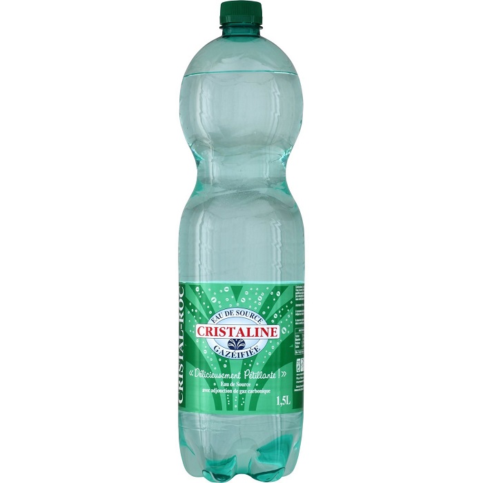CRISTALINE - EAU DE SOURCE GAZEUSE Bouteille de 150cl